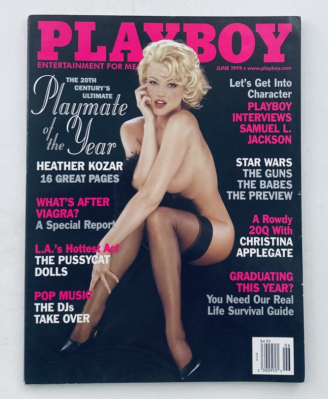 Playboy Magazine June 1999 Playmate Heather Kozar w Centerfold No Label