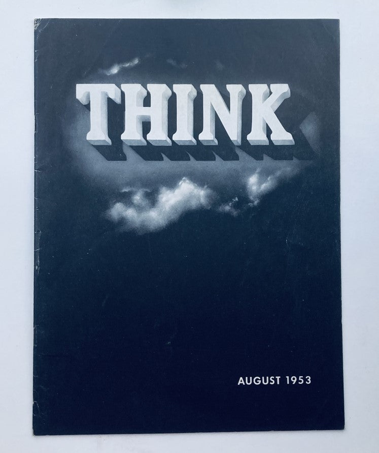 VTG Think Magazine August 1953 Vol 19 No. 8 Mexico's University City No Label