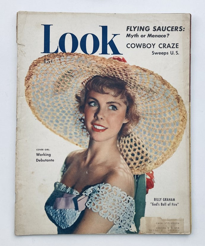 VTG Look Magazine July 18 1950 Vol 14 No. 15 Cover Girl Betsy von Furstenberg