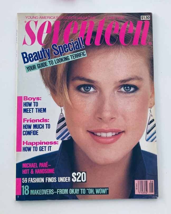 VTG Seventeen Magazine June 1984 Cover Girl Rachel Dillman No Label VG