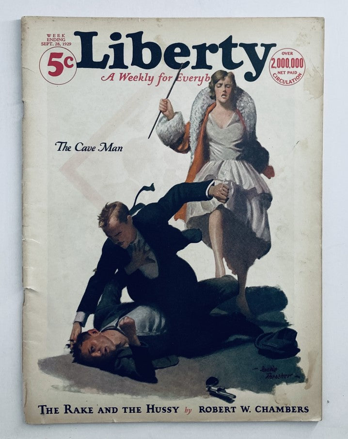 VTG Liberty Magazine September 28 1929 Vol 6 No. 38 The Cave Man No Label