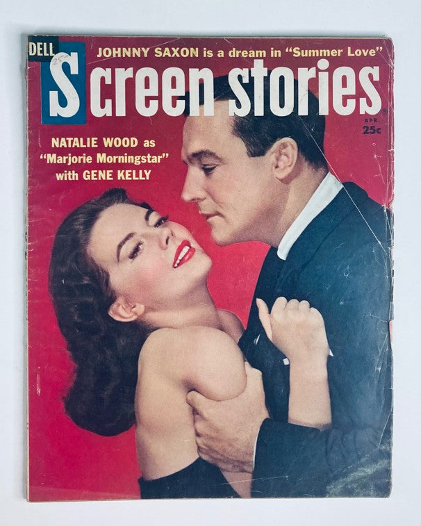 VTG Screen Stories Magazine April 1958 Vol 57 No. 3 Natalie Wood No Label