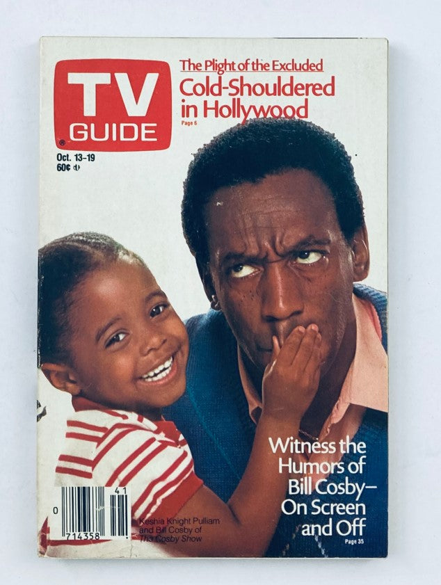 TV Guide Magazine October 13 1984 Bill Cosby WA-Baltimore Ed. No Label