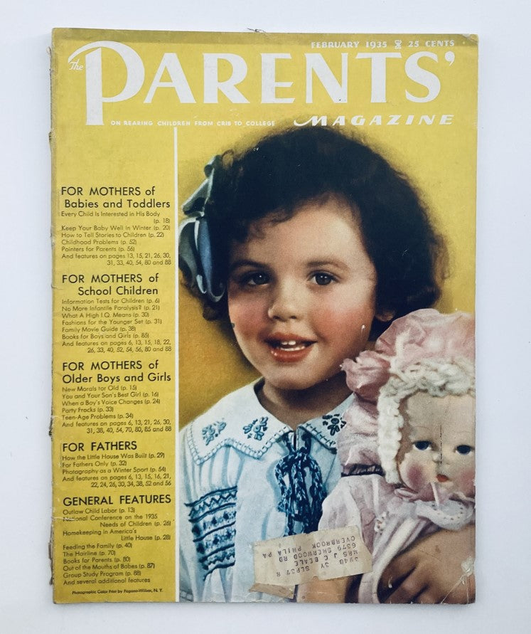 VTG Parents' Magazine February 1935 Vol 10 No. 2 For Mothers of School Children