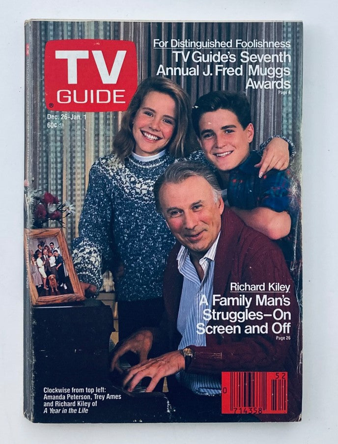 TV Guide Magazine December 26 1987 Trey Ames, Richard Kiley Pittsburgh Metro Ed.