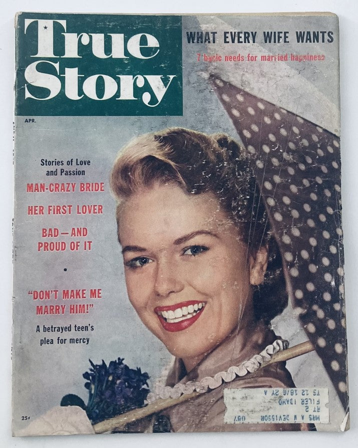 VTG True Story Magazine April 1957 Vol 76 No. 3 What Every Wife Wants