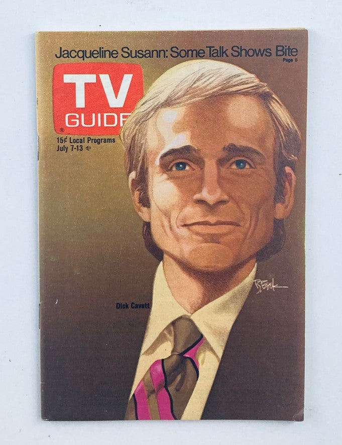 TV Guide Magazine July 7 1973 #558 Dick Cavett Nashville Ed. No Label VG