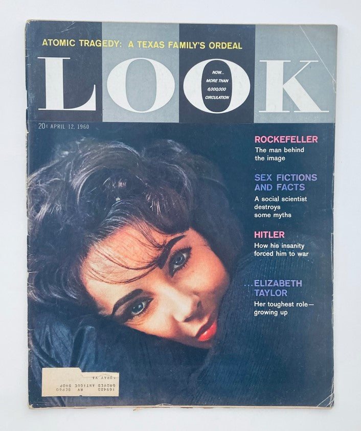 VTG Look Magazine April 12 1960 Vol 24 No. 8 Elizabeth Taylor Growing Up