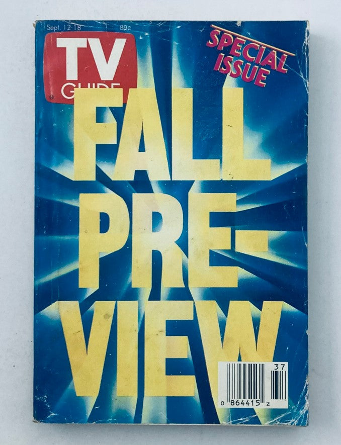 TV Guide Magazine September 12 1992 Fall Preview (Missing Edition) Ed. No Label