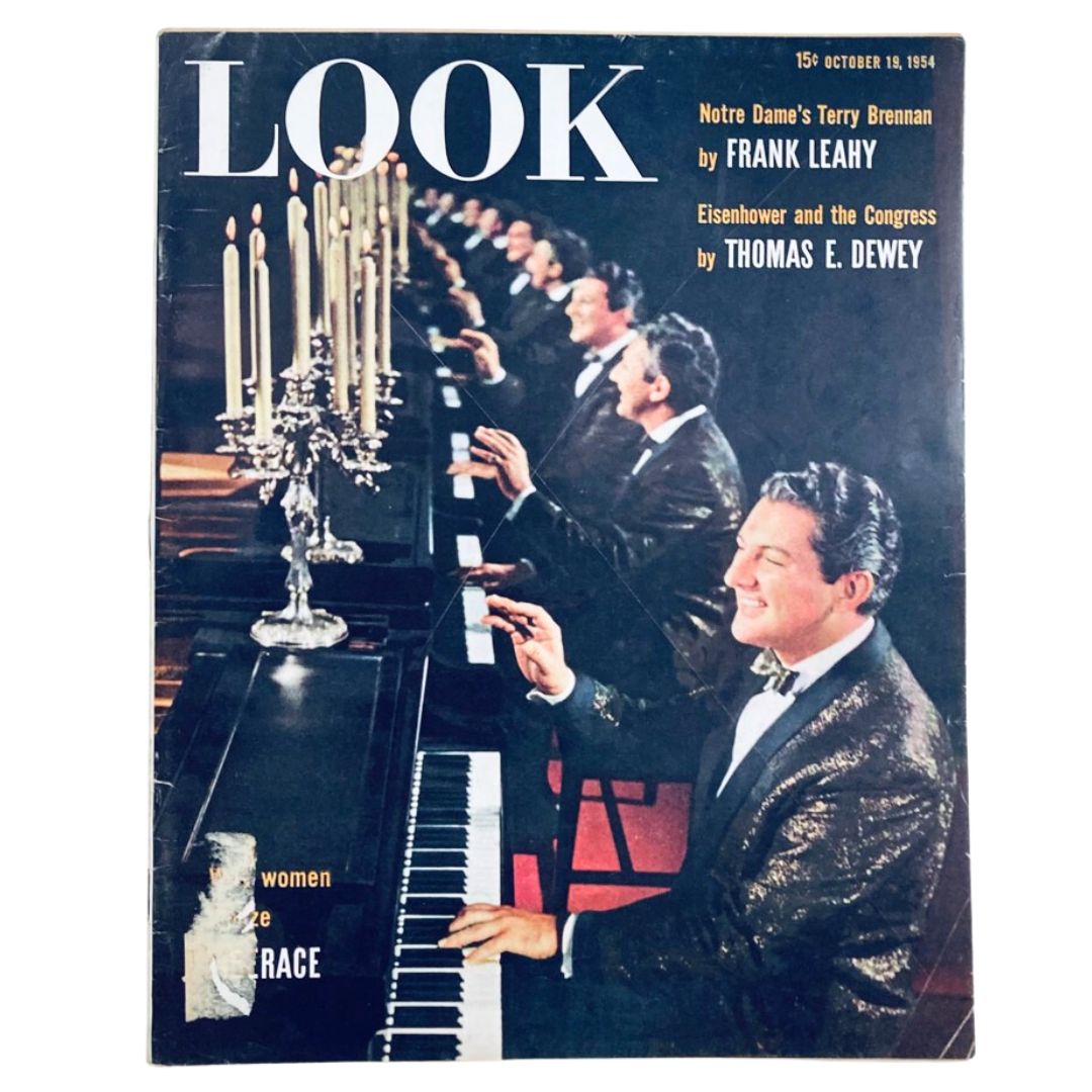 VTG Look Magazine October 19 1954 Vol 18 No. 21 Notre Dame's Terry Brennan