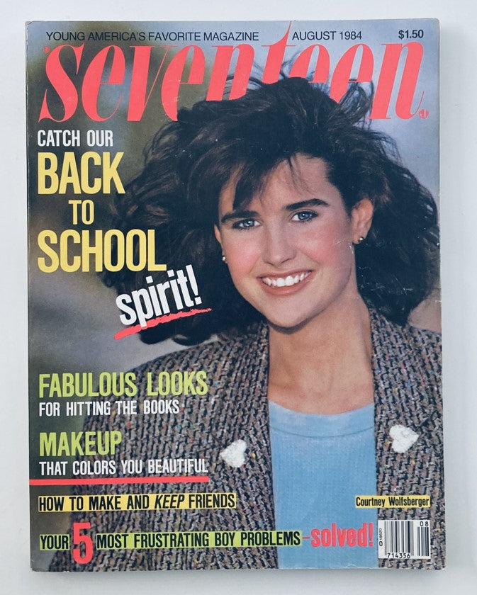 VTG Seventeen Magazine August 1984 BACK TO SCHOOL Courtney Wolfsberger