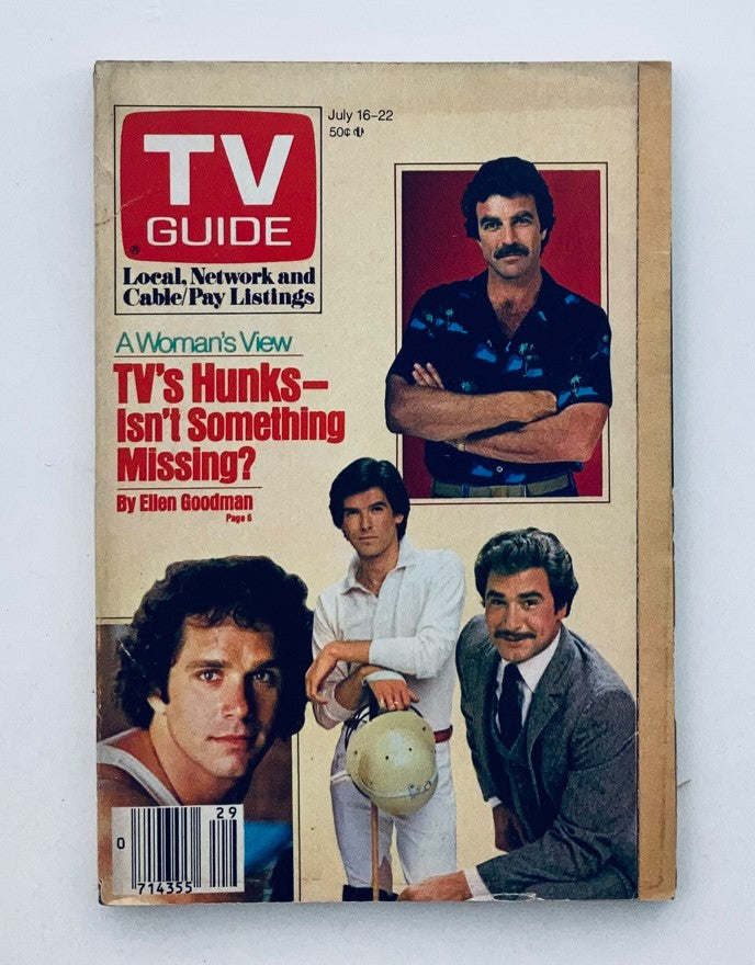 TV Guide Magazine July 16 1983 Pierce Brosnan, Tom Selleck LA Metro Ed. No Label