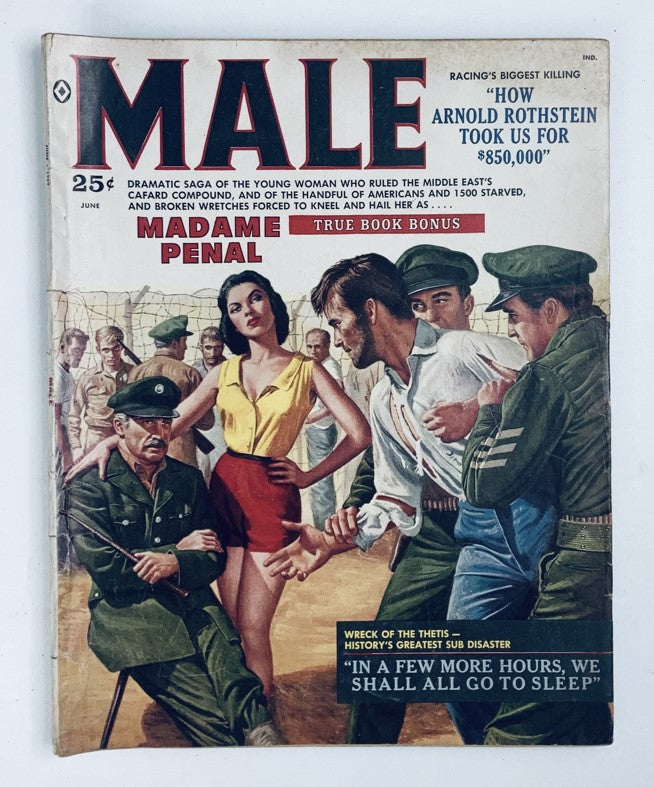 VTG Male Magazine June 1959 Vol 9 No. 6 How Arnold Rothsten Took Us For No Label