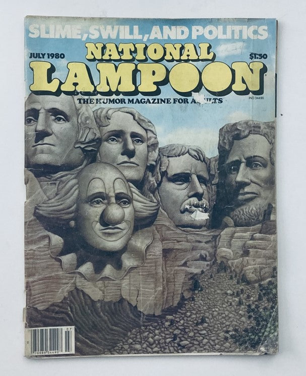 Vintage National Lampoon Magazine July 1980 - Slime, Swill and Politics - Pre-Owned Condition