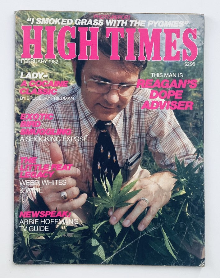 VTG High Times Magazine February 1982 #78 Reagan's Dope Adviser No Label