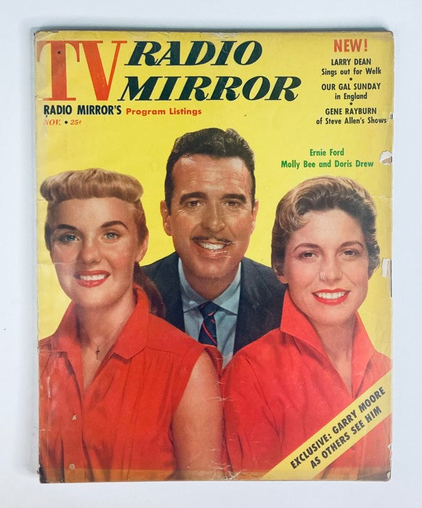 VTG TV Radio Mirror Magazine November 1956 Vol 46 #6 Ernie Ford No Label