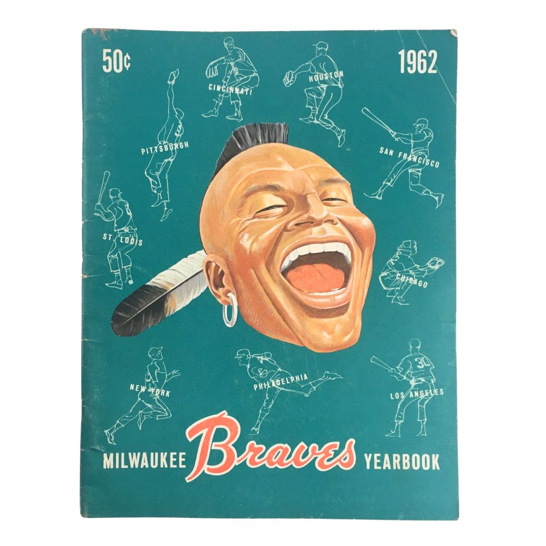 1962 Milwaukee Braves Official Yearbook, No Label