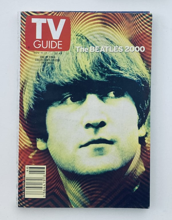 TV Guide Magazine November 11 2000 John Lennon Toledo-Lima Ed. No Label