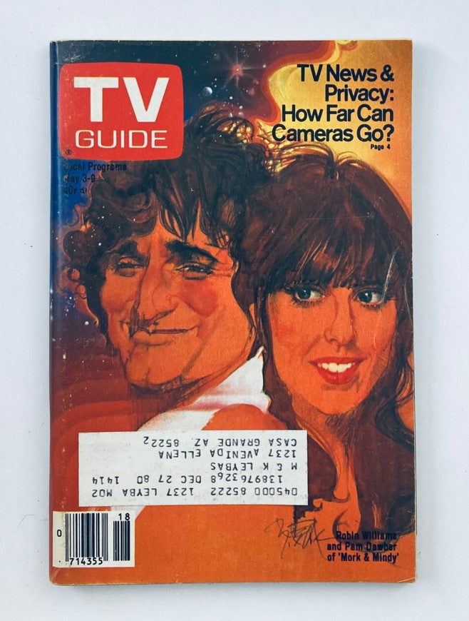 TV Guide Magazine May 3 1980 #1414 Robin Williams, Pam Dawber Phoenix Ed.