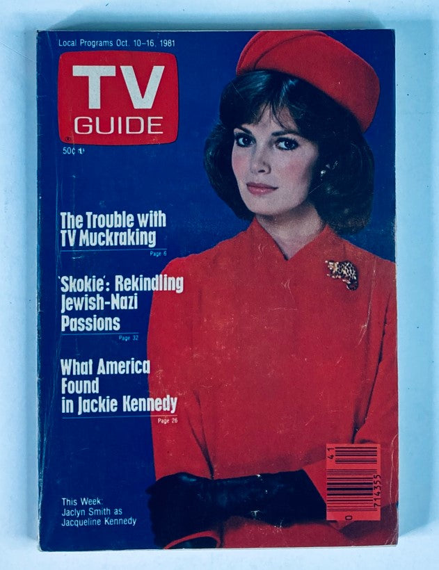 TV Guide Magazine October 10 1981 #1489 Jaclyn Smith Nashville Ed. No Label