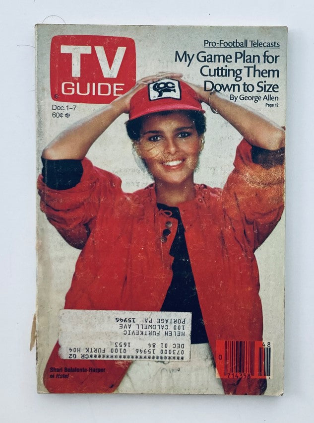 TV Guide Magazine December 1 1984 Shari Belafonte Johnstown-Altoona Ed.