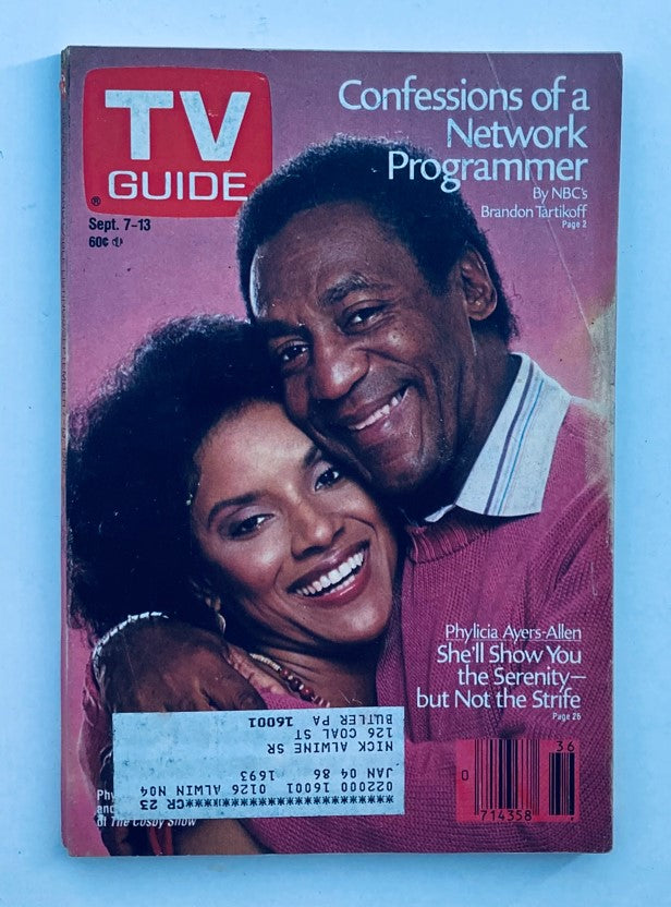 TV Guide Magazine September 7 1985 The Cosby Show Pittsburgh Metro Ed.