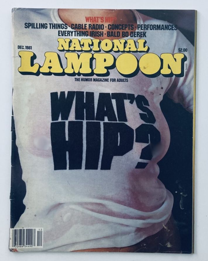 VTG National Lampoon Magazine December 1981 Vol 2 No. 41 ESquare Cover No Label