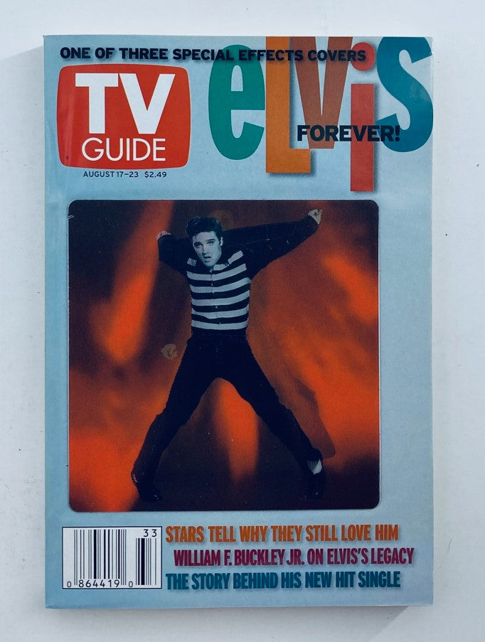 TV Guide Magazine August 17 2002 Elvis Presley Staten Island Ed. No Label