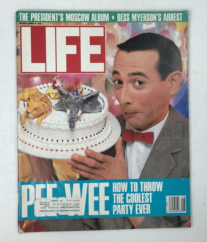 VTG Life Magazine August 1988 Vol 11 No. 9 Pee-Wee Herman & Moscow Album