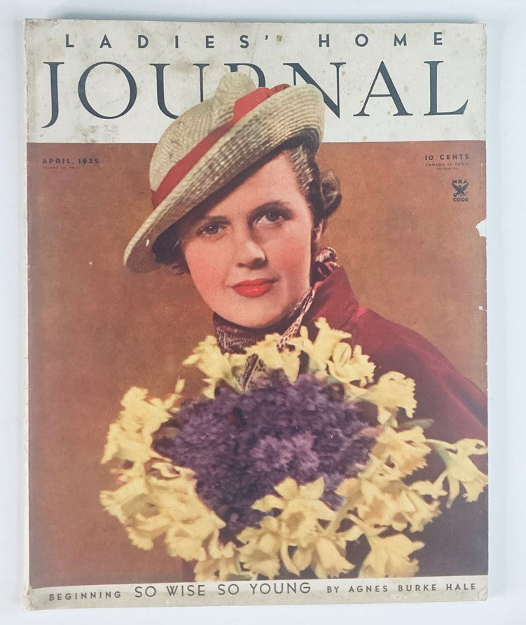 Ladies' Home Journal Magazine April 1935 The Romantic Type No Label