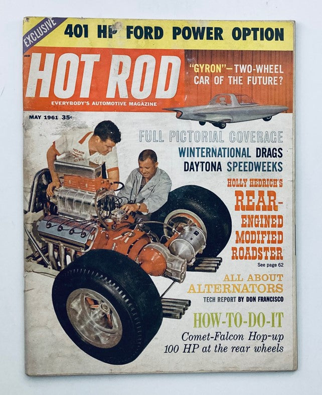 VTG Hot Rod Magazine May 1961 Vol 14 No. 5 All About Alternators