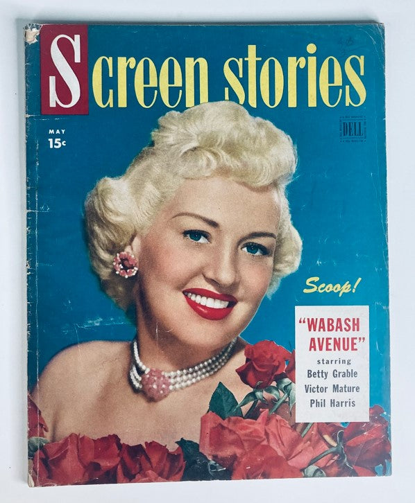 VTG Screen Stories Magazine May 1950 Vol 43 No. 5 Betty Gable No Label