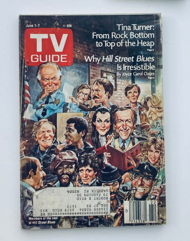 TV Guide Magazine June 1 1985 Hill Street Blues is Irresistible Providence Ed.