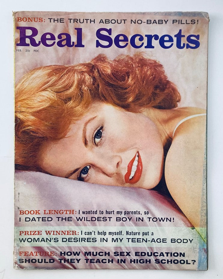 VTG Real Secrets Magazine February 1960 Truth About No-Baby Pills No Label