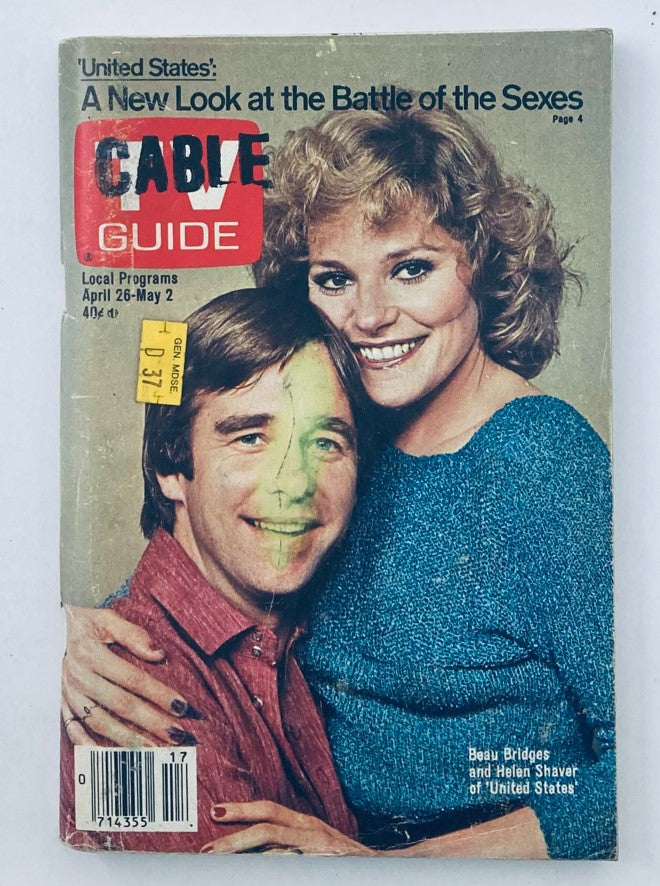 TV Guide Magazine April 26 1980 Helen Shaver Central PA Ed. No Label