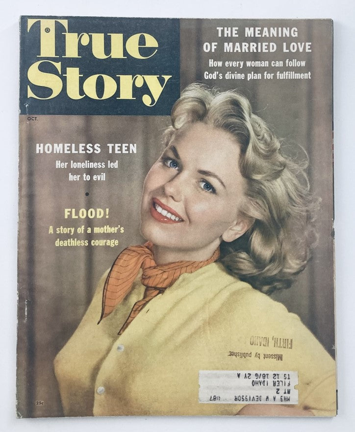 VTG True Story Magazine October 1956 Vol 75 No. 3 The Meaning of Married Life