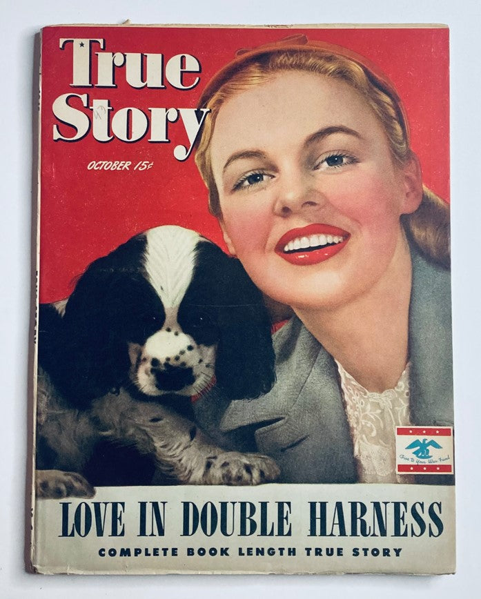 VTG True Story Magazine October 1945 Vol 53 No 3 Love in Double Harness No Label