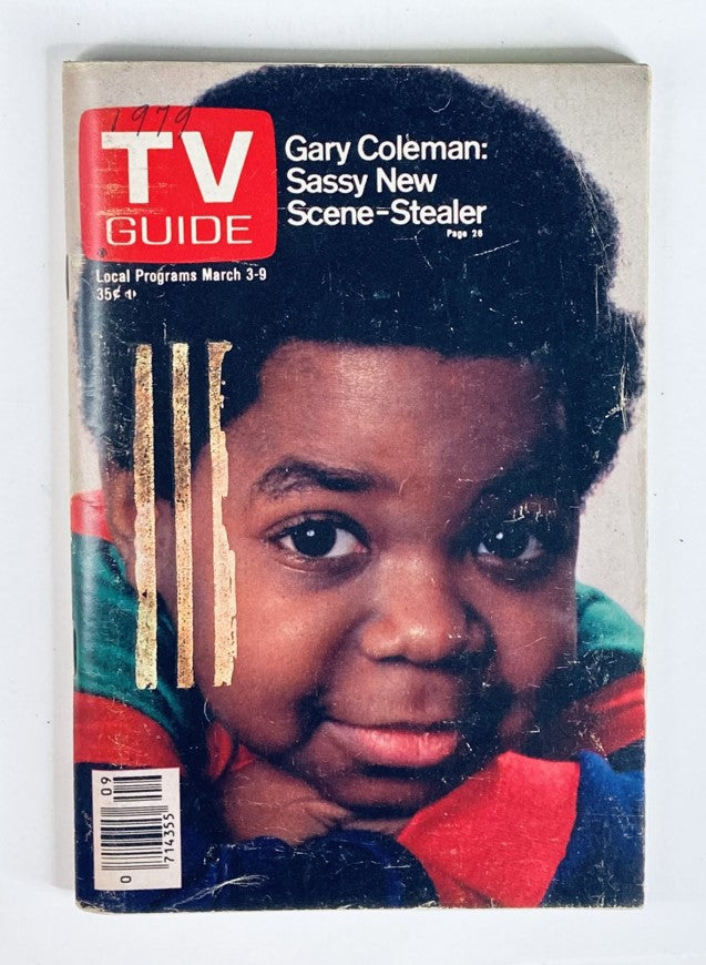 TV Guide Magazine March 3 1979 #1353 Gary Coleman WA-Baltimore Ed.