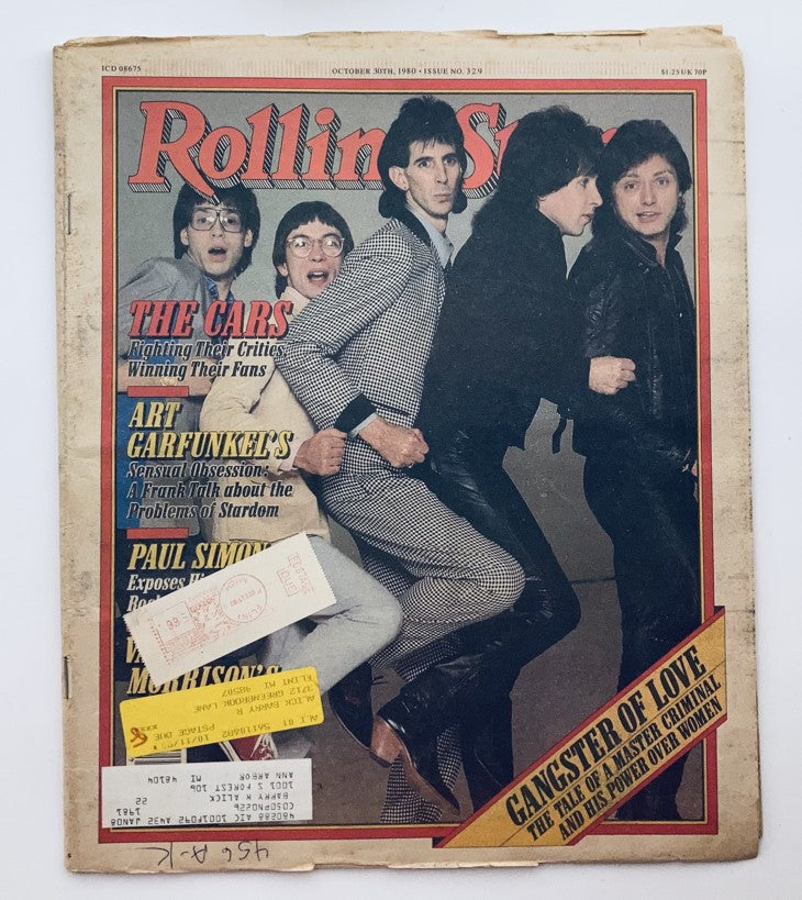 VTG Rolling Stone Magazine October 30 1980 Issue 329 The Cars and Art Garfunkel