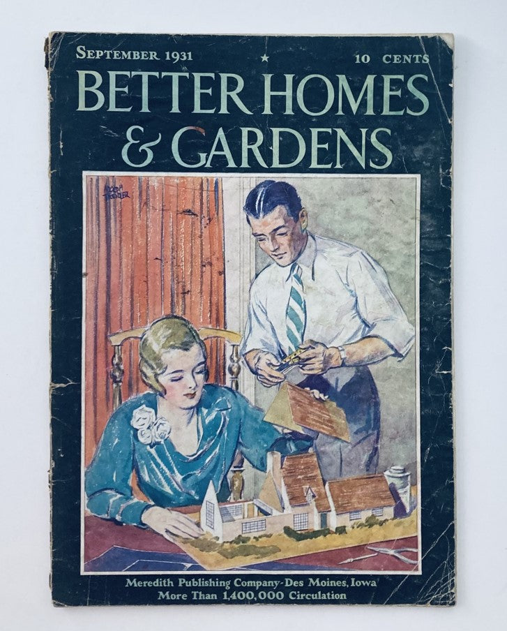 Better Homes & Gardens Magazine September 1931 Autumn's Queen Chrysanthenum