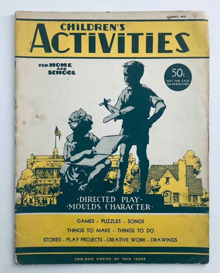 Children's Activities for Home and School May 1941 The Treasure Box No Label