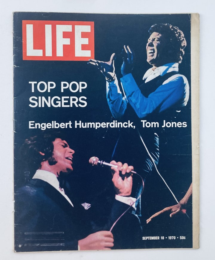 VTG Life Magazine September 18 1970 Vol 69 No. 12 Engelbert and Tom Jones