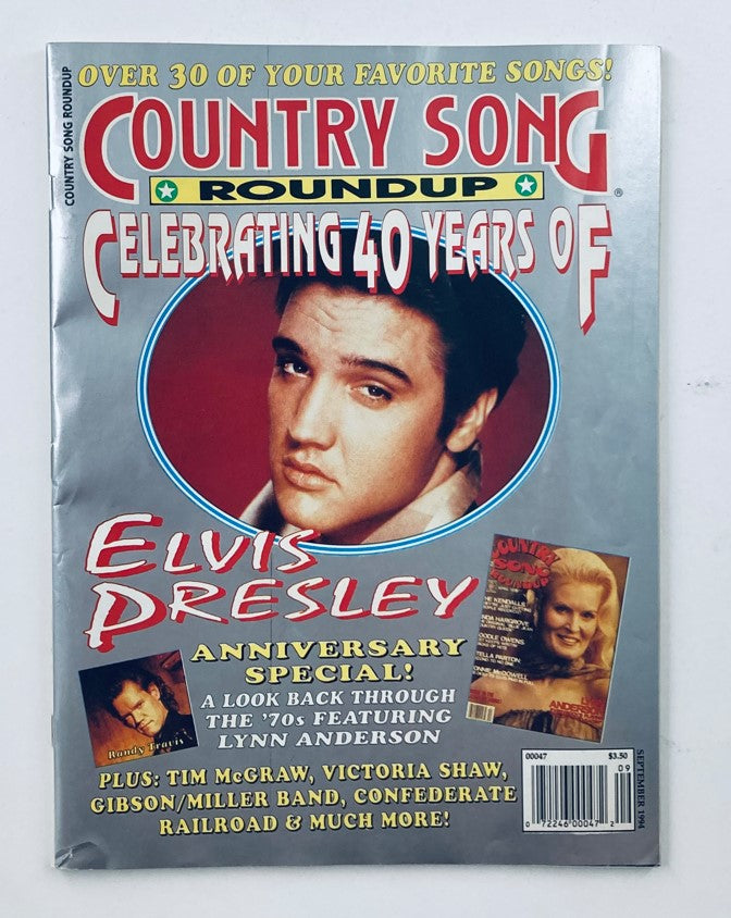 Country Song Roundup Magazine September 1994 Elvis Presley No Label