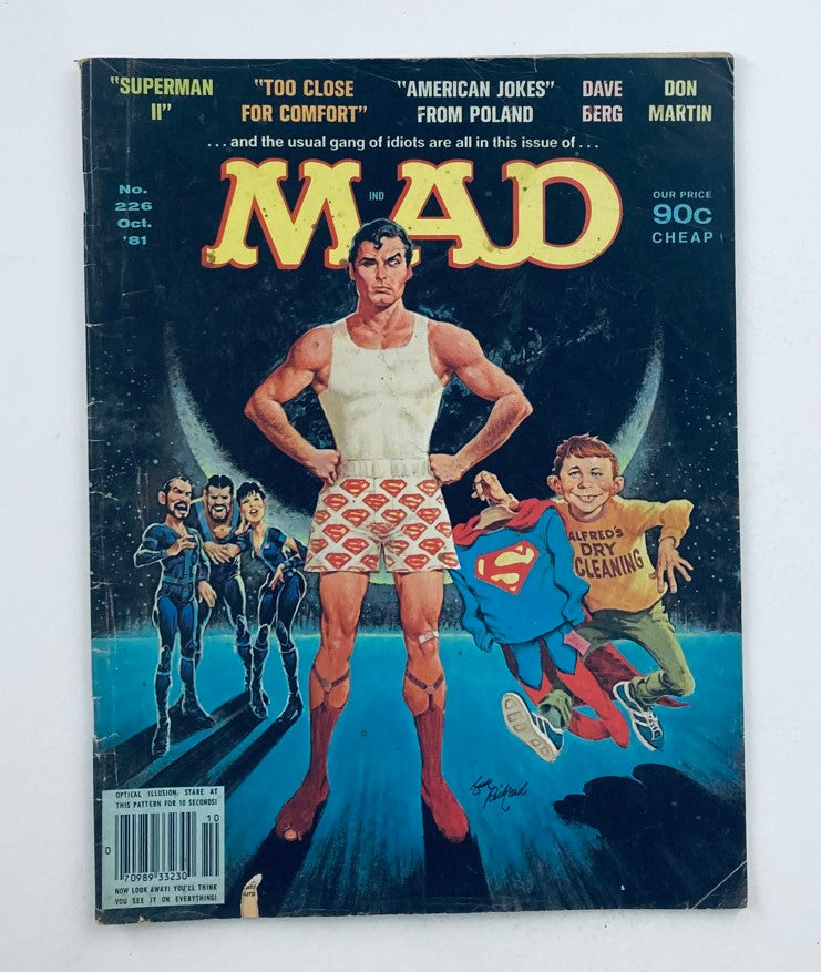 Mad Magazine October 1981 No. 226 Superman II 4.0 VG Very Good No Label