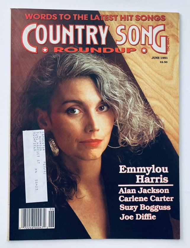 Country Song Roundup Magazine June 1991 Emmylou Harris & Alan Jackson