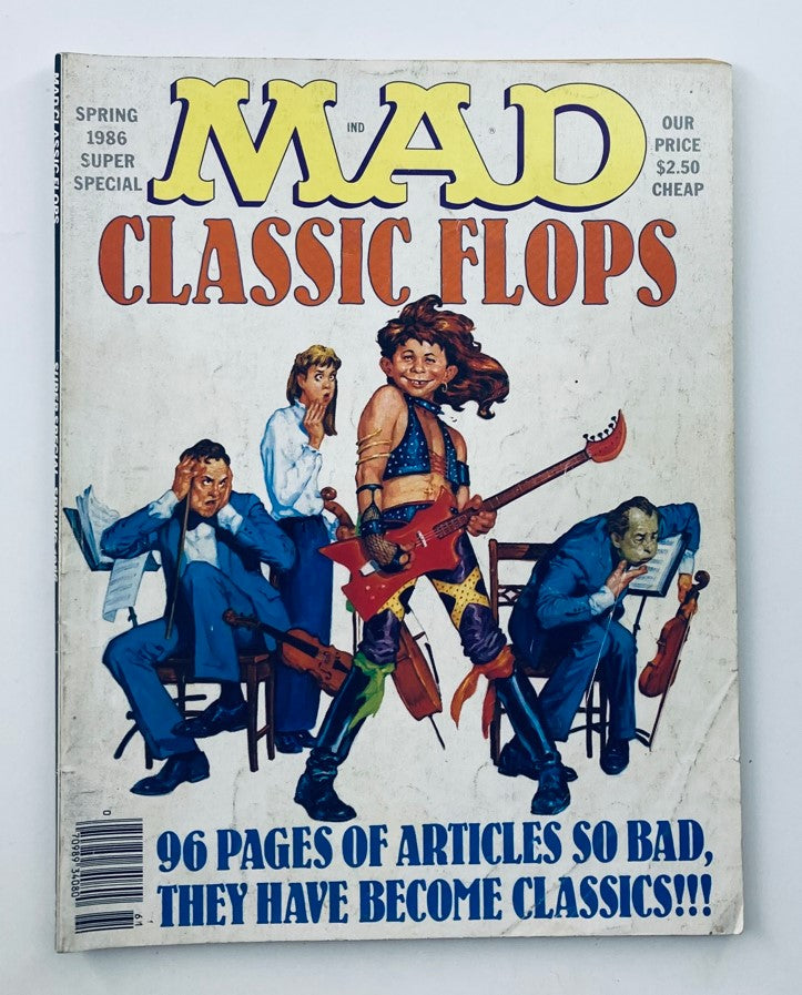 Mad Magazine Spring 1986 No. 54 Classic Flops 4.0 VG Very Good No Label