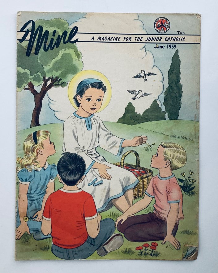 VTG Mine Junior Catholic Magazine June 1959 God's Wonderful Gifts to Me No Label