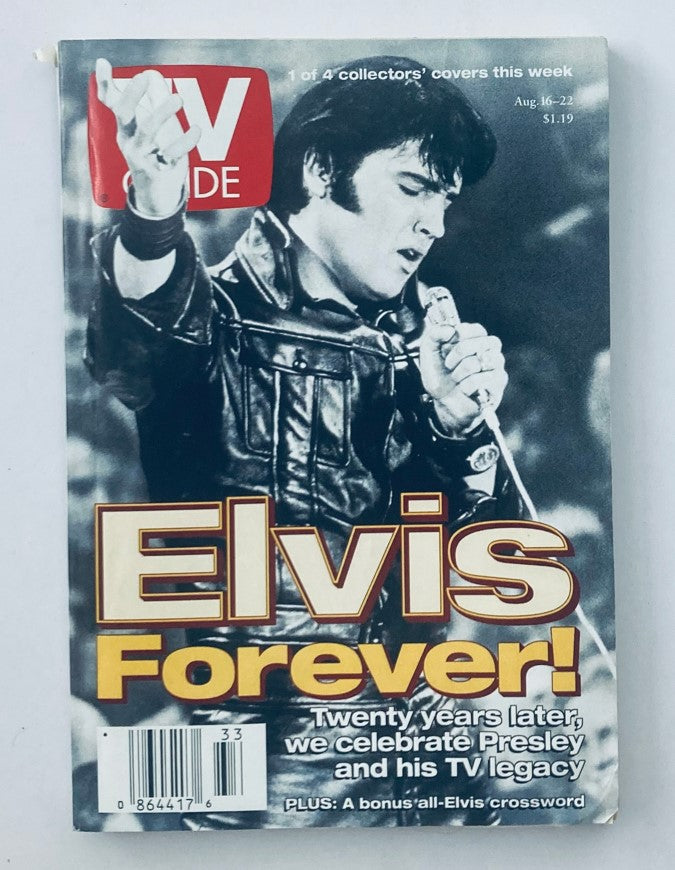 TV Guide Magazine August 16 1997 Elvis Presley Detroit Ed. No Label