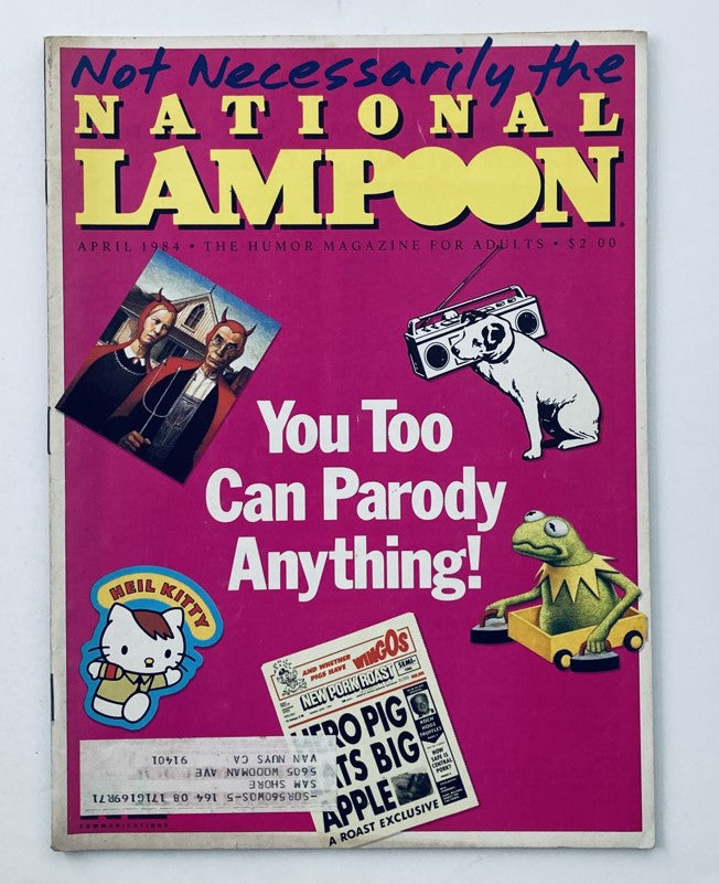 VTG National Lampoon Magazine April 1984 Vol 2 #69 You Too Can Parody Anything