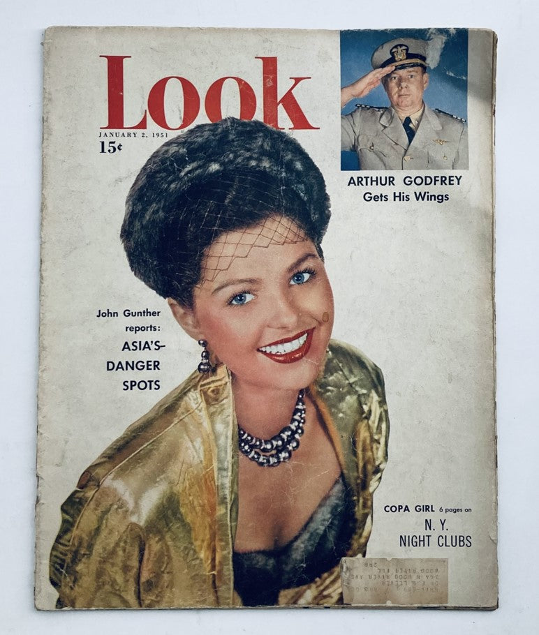 VTG Look Magazine January 2 1951 Vol 15 No. 1 Copa Girl Pat Hardy